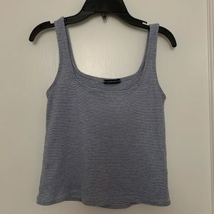 Blue striped Brandy Melville tank